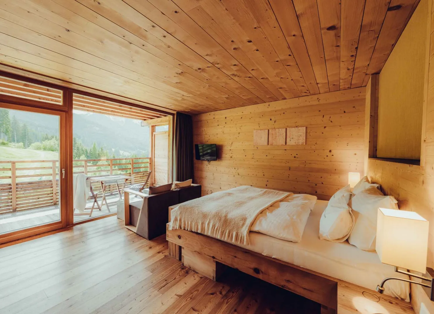 Zimmer mit Blick auf die Berge