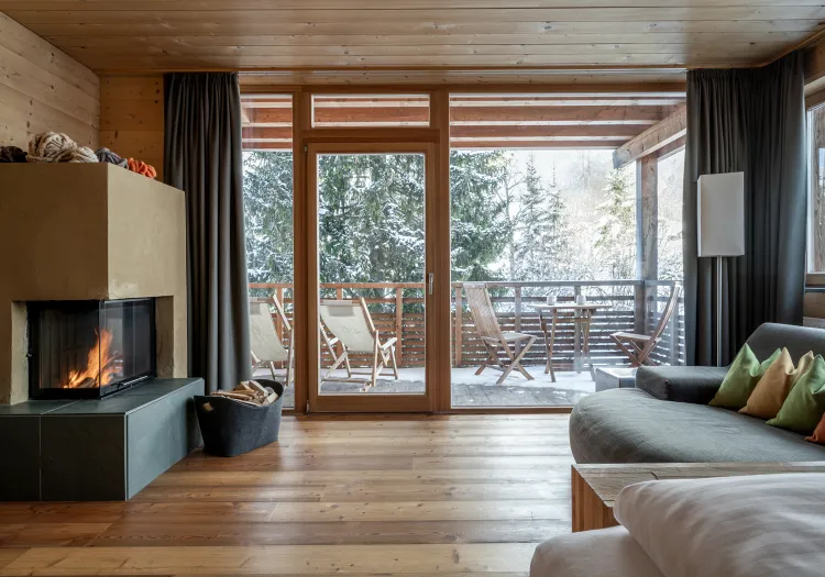 Suite mit Winterausblick